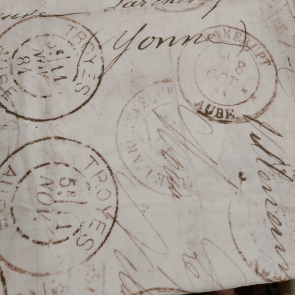 Tim Holtz Cotton Fabric - Postage Stamped - Picture 3 of 3